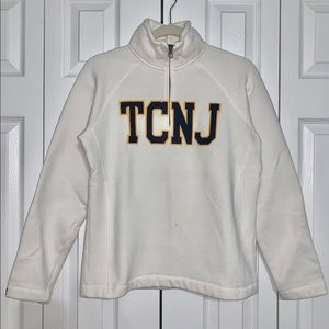 TCNJ college quarter zip sweatshirt